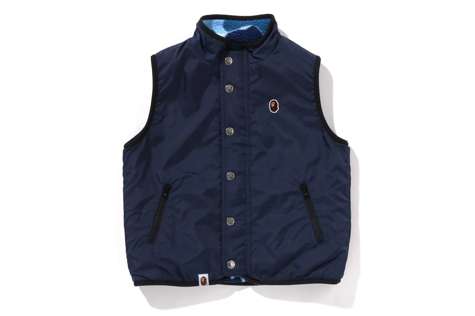 ABC CAMO BOA RIPSTOP REVERSIBLE VEST sold by Bape product image thumbnail 5