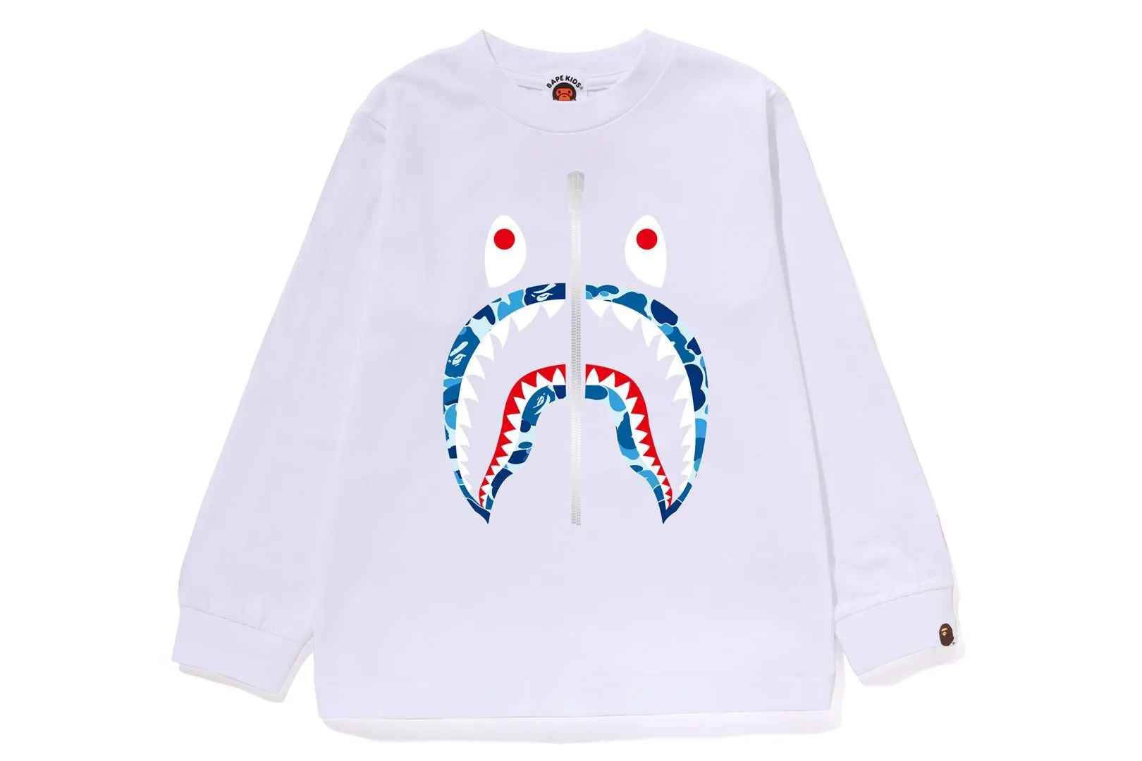 ABC CAMO SHARK LS TEE sold by Bape product image thumbnail 5