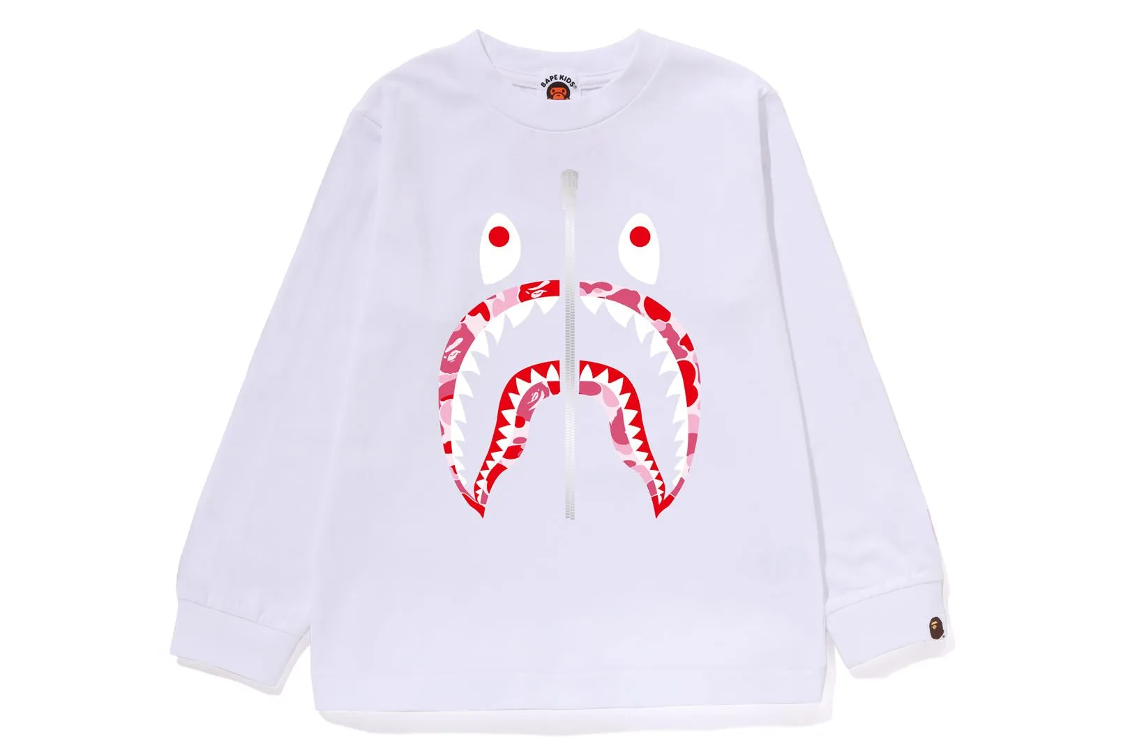ABC CAMO SHARK LS TEE sold by Bape