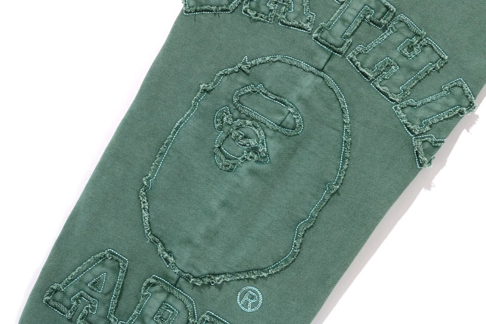 VINTAGE WASHED COLLEGE PATCH SWEATPANTS sold by Bape product image thumbnail 4