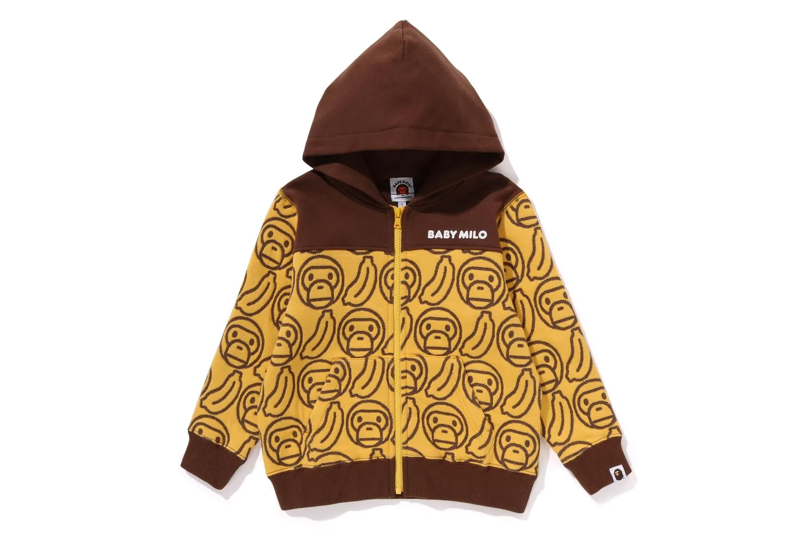 BANANA MILO KNIT JACQUARD ZIP HOODIE sold by Bape product image thumbnail 4
