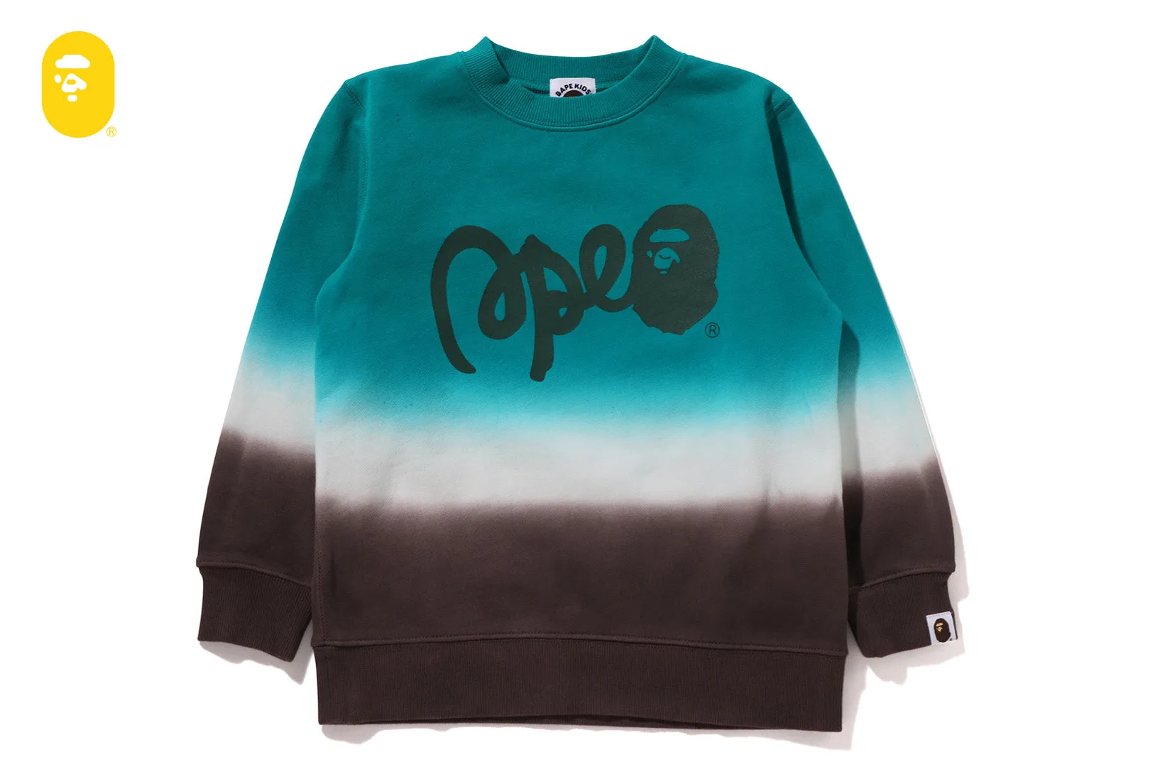GRADATION BAPE CREWNECK SWEATSHIRT sold by Bape