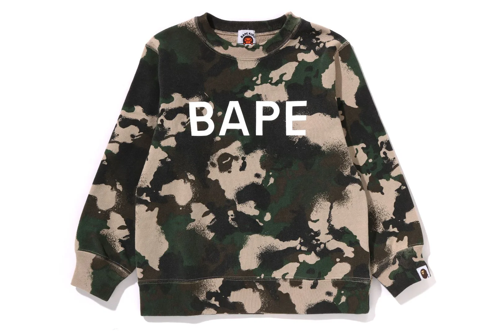 MAP CAMO BAPE CREWNECK SWEATSHIRT sold by Bape