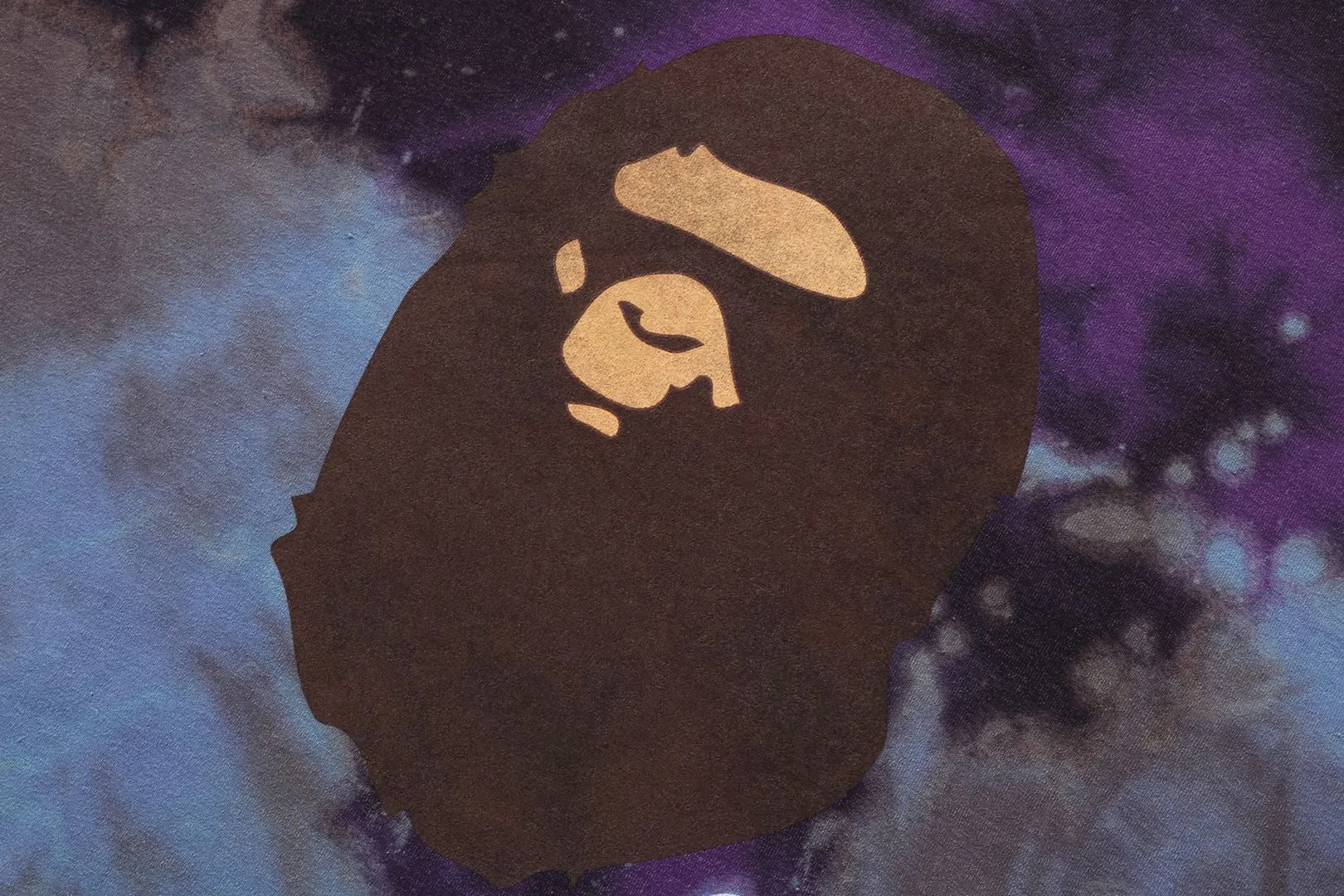 TIE DYE APE HEAD RELAXED FIT CREWNECK SWEATSHIRT sold by Bape product image thumbnail 3