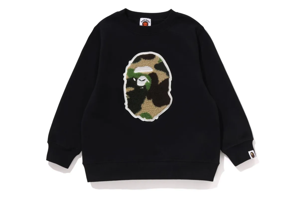 ABC CAMO BOA PATCH CREWNECK SWEATSHIRT sold by Bape