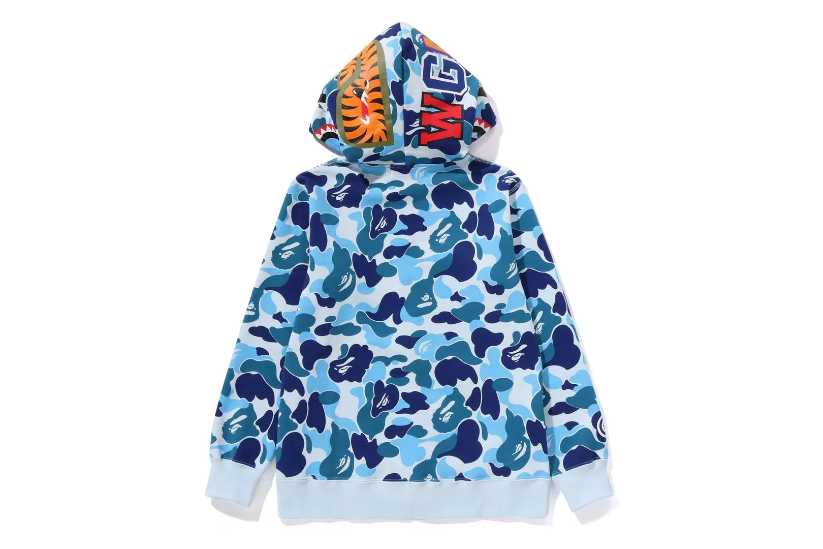 ABC CAMO SHARK ZIP HOODIE sold by Bape product image thumbnail 3