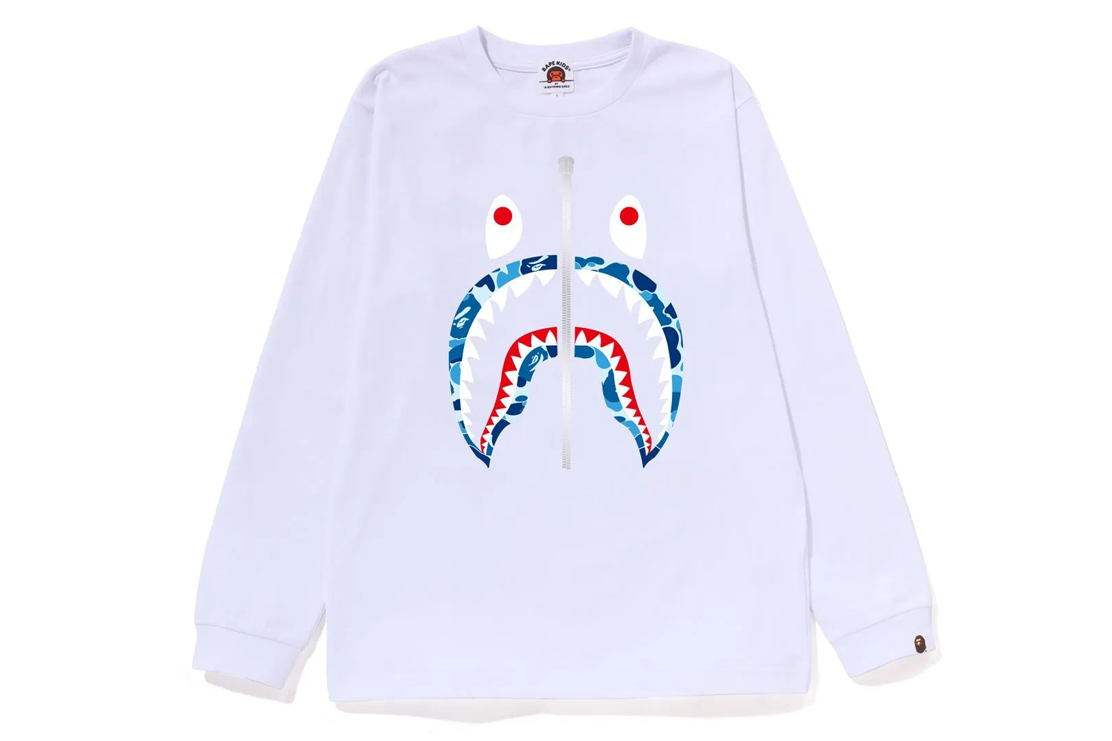 ABC CAMO SHARK LS TEE sold by Bape product image thumbnail 3