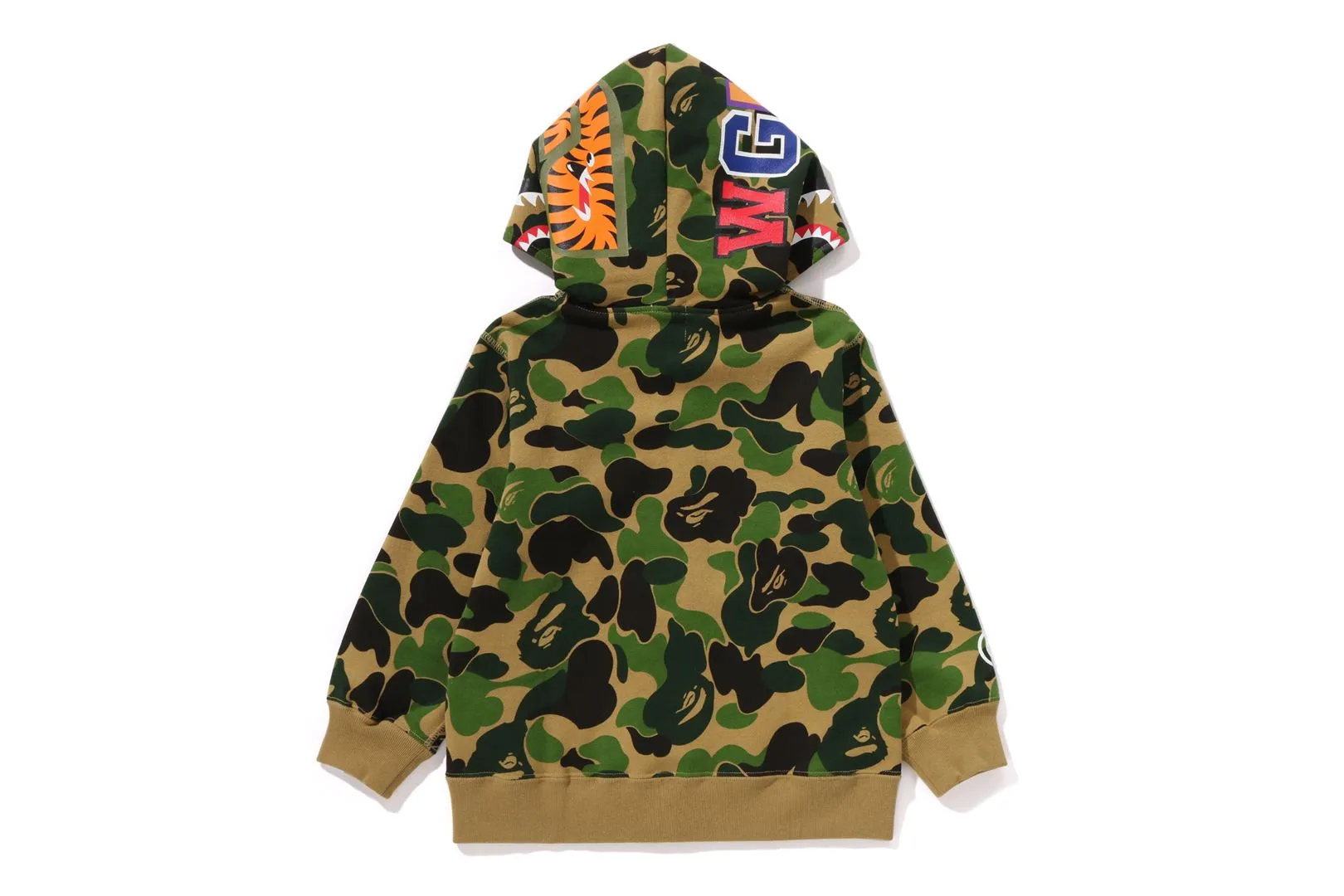 ABC CAMO SHARK ZIP HOODIE sold by Bape product image thumbnail 3