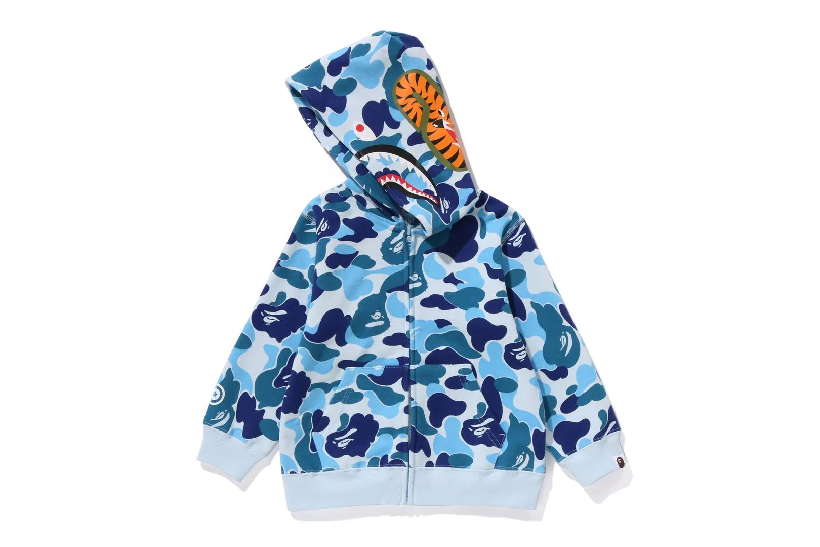 ABC CAMO SHARK ZIP HOODIE sold by Bape product image thumbnail 5