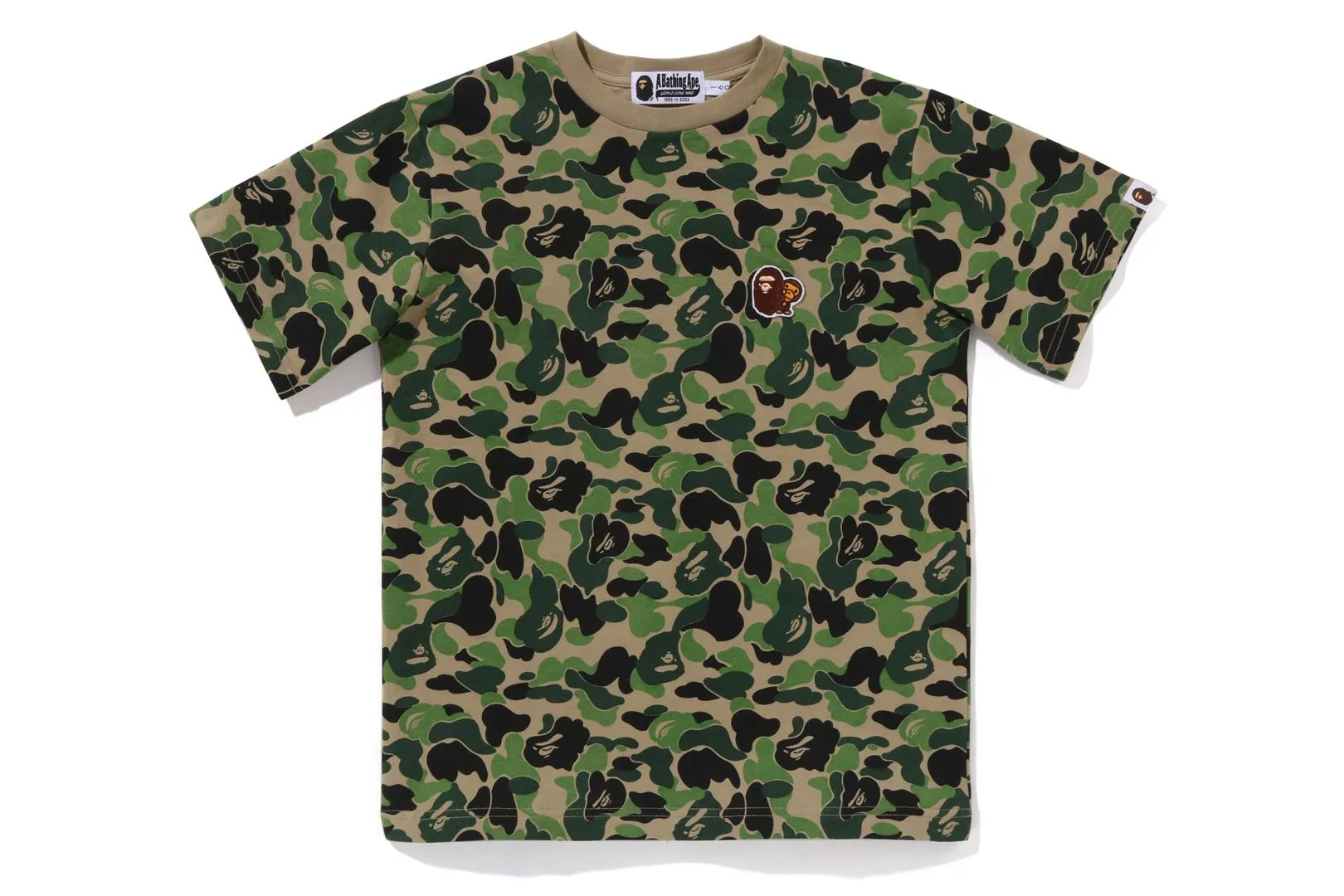 ABC CAMO APE & MILO ONE POINT TEE sold by Bape