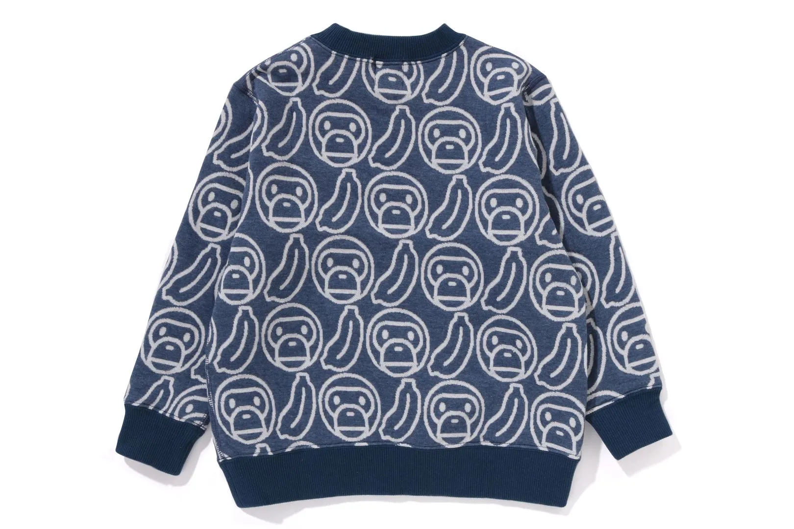 BANANA MILO KNIT JACQUARD CREWNECK SWEATSHIRT sold by Bape product image thumbnail 5