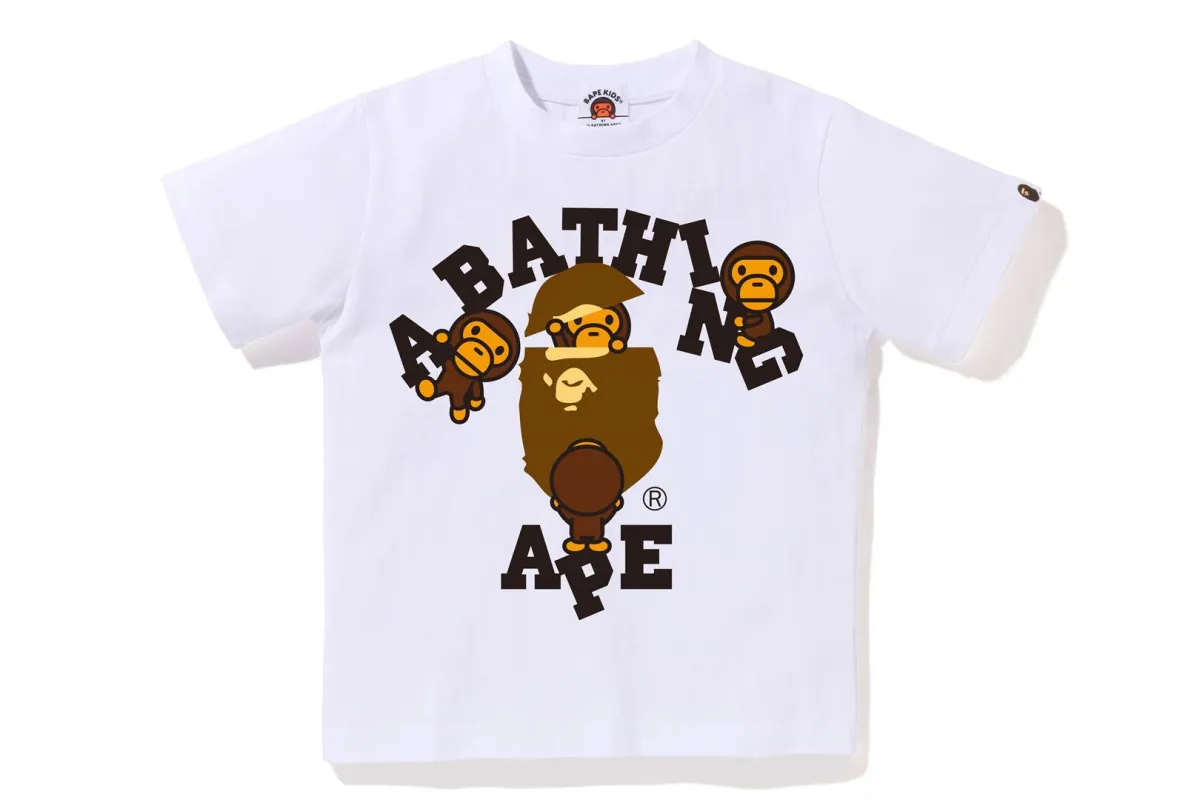 COLLEGE MILO TEE sold by Bape