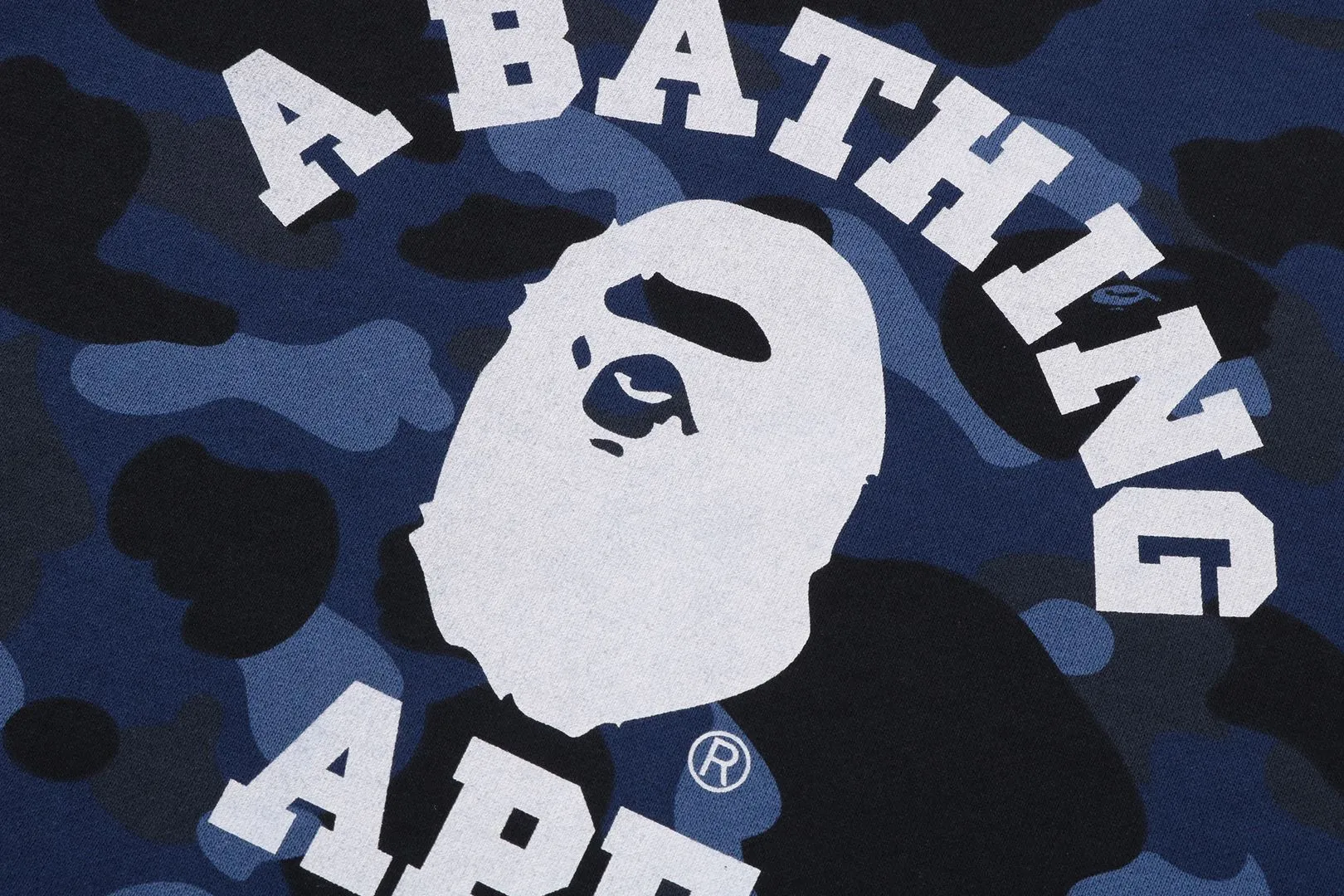 COLOR CAMO COLLEGE CREWNECK SWEATSHIRT sold by Bape product image thumbnail 3