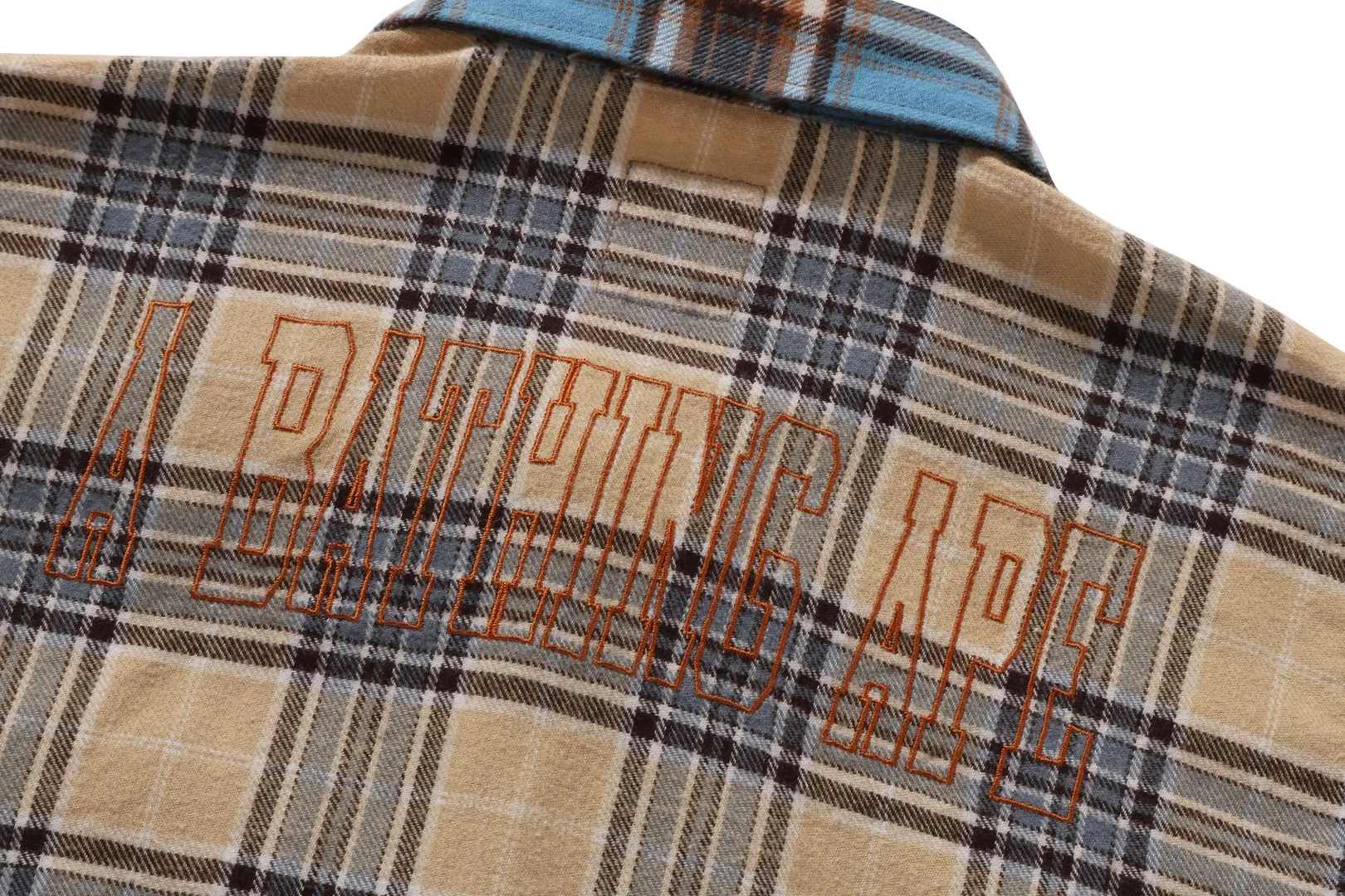 MULTI CHECK FLANNEL SHIRT sold by Bape product image thumbnail 4