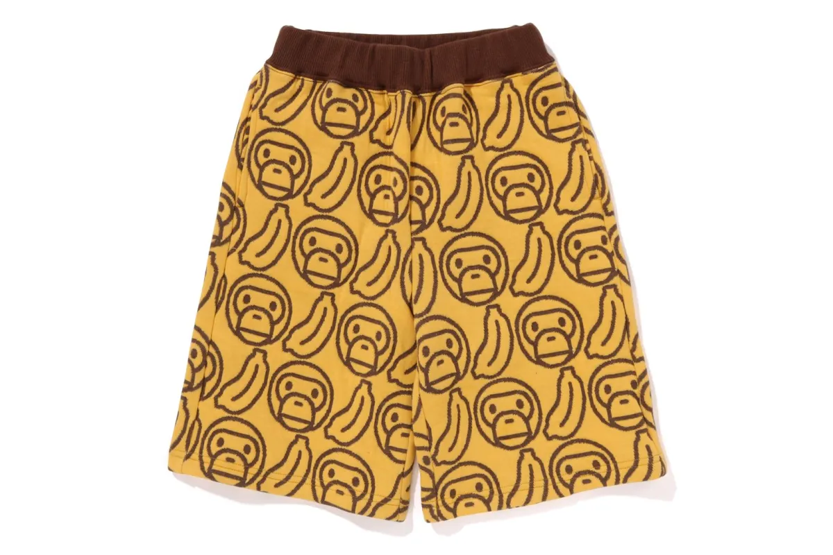 BANANA MILO KNIT JACQUARD SHORTS sold by Bape