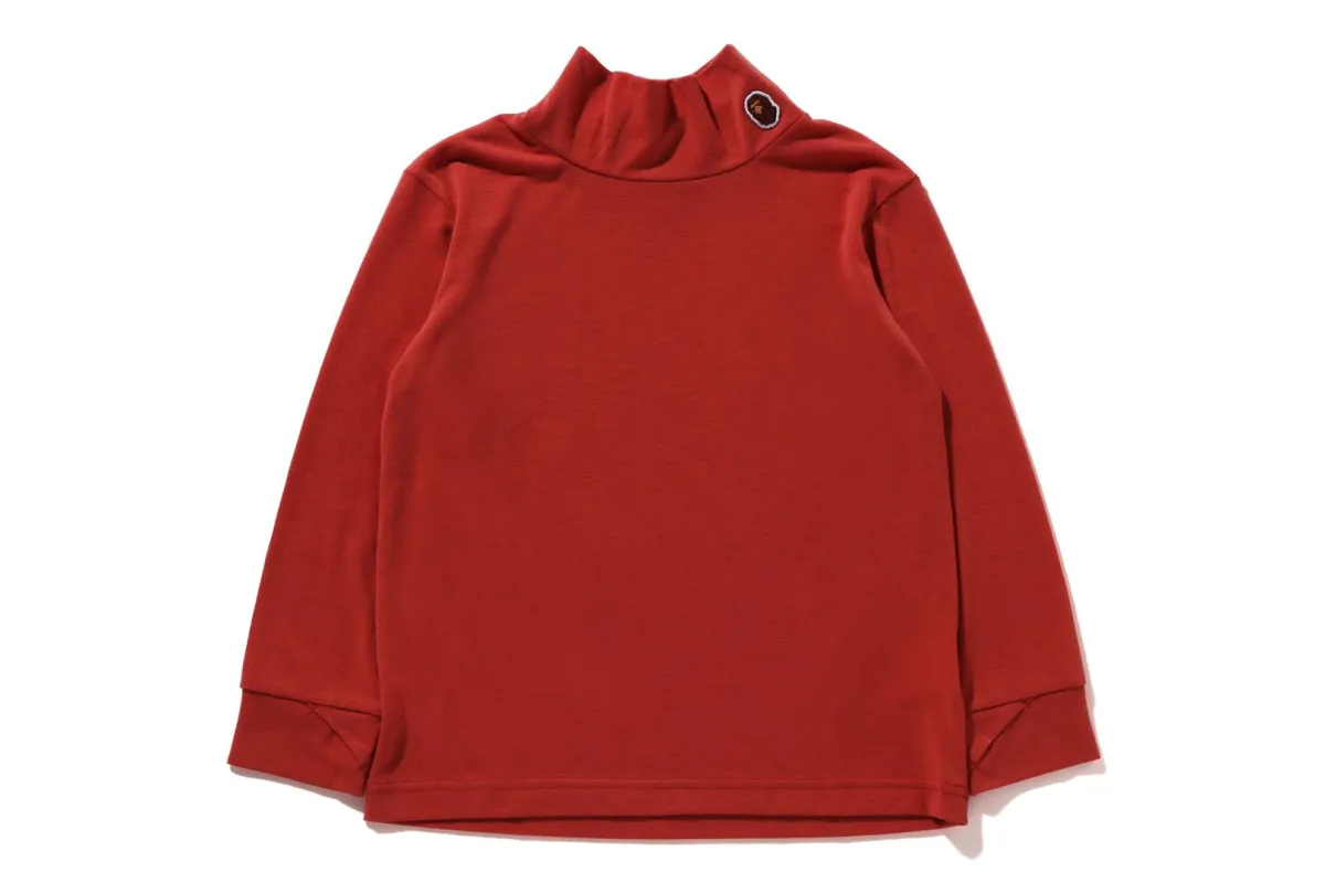 ONE POINT HIGH NECK LS TEE sold by Bape