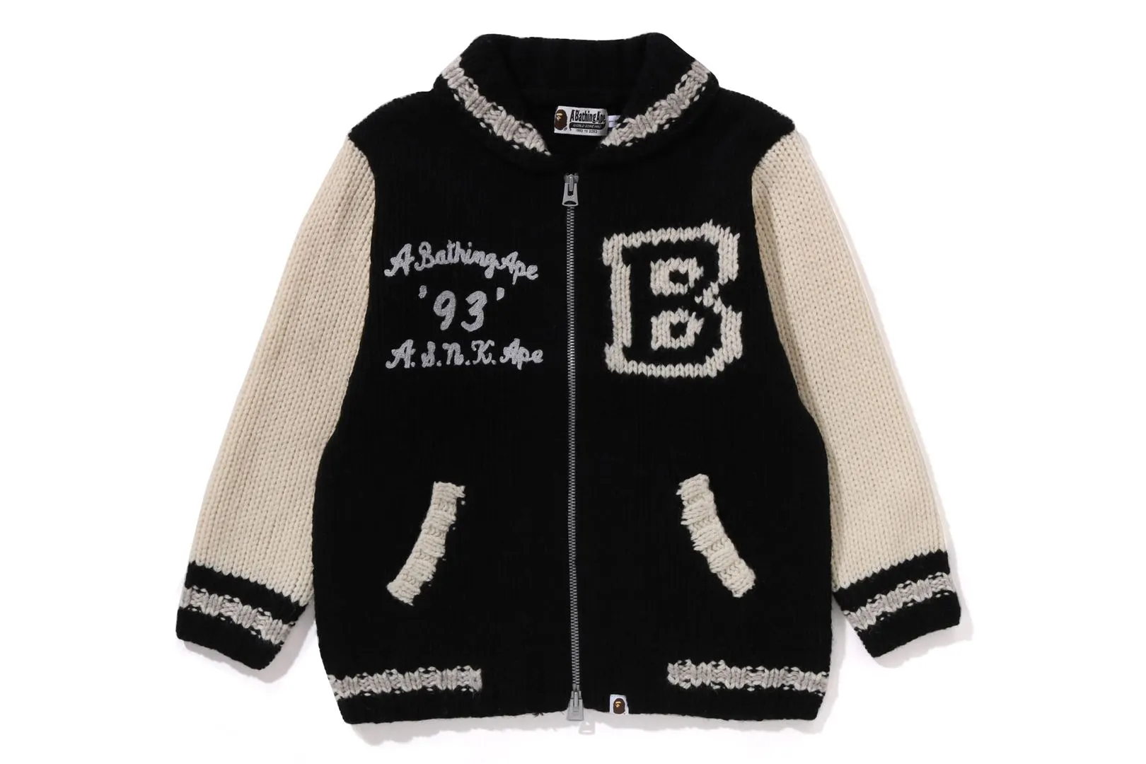 A BATHING APE COWICHAN CARDIGAN sold by Bape