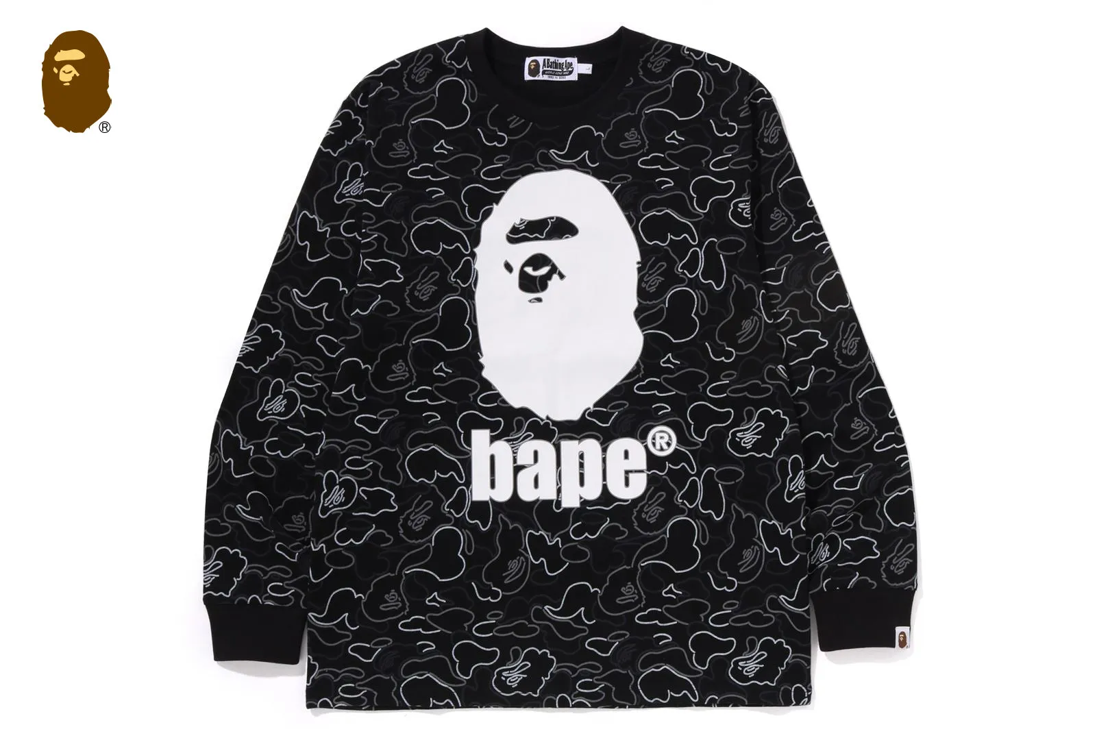NEON CAMO LS TEE sold by Bape product image thumbnail 4