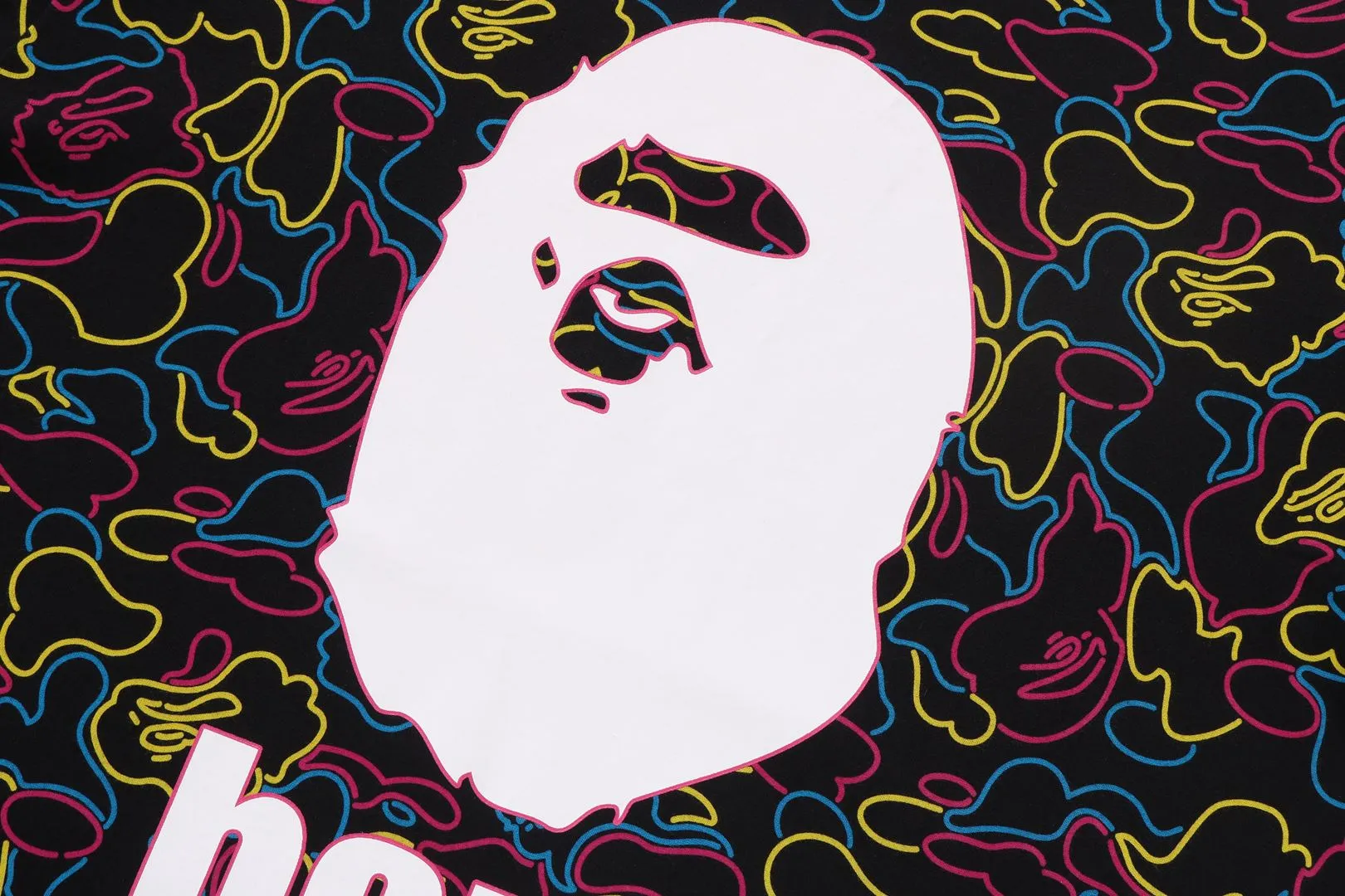 NEON CAMO LS TEE sold by Bape product image thumbnail 3