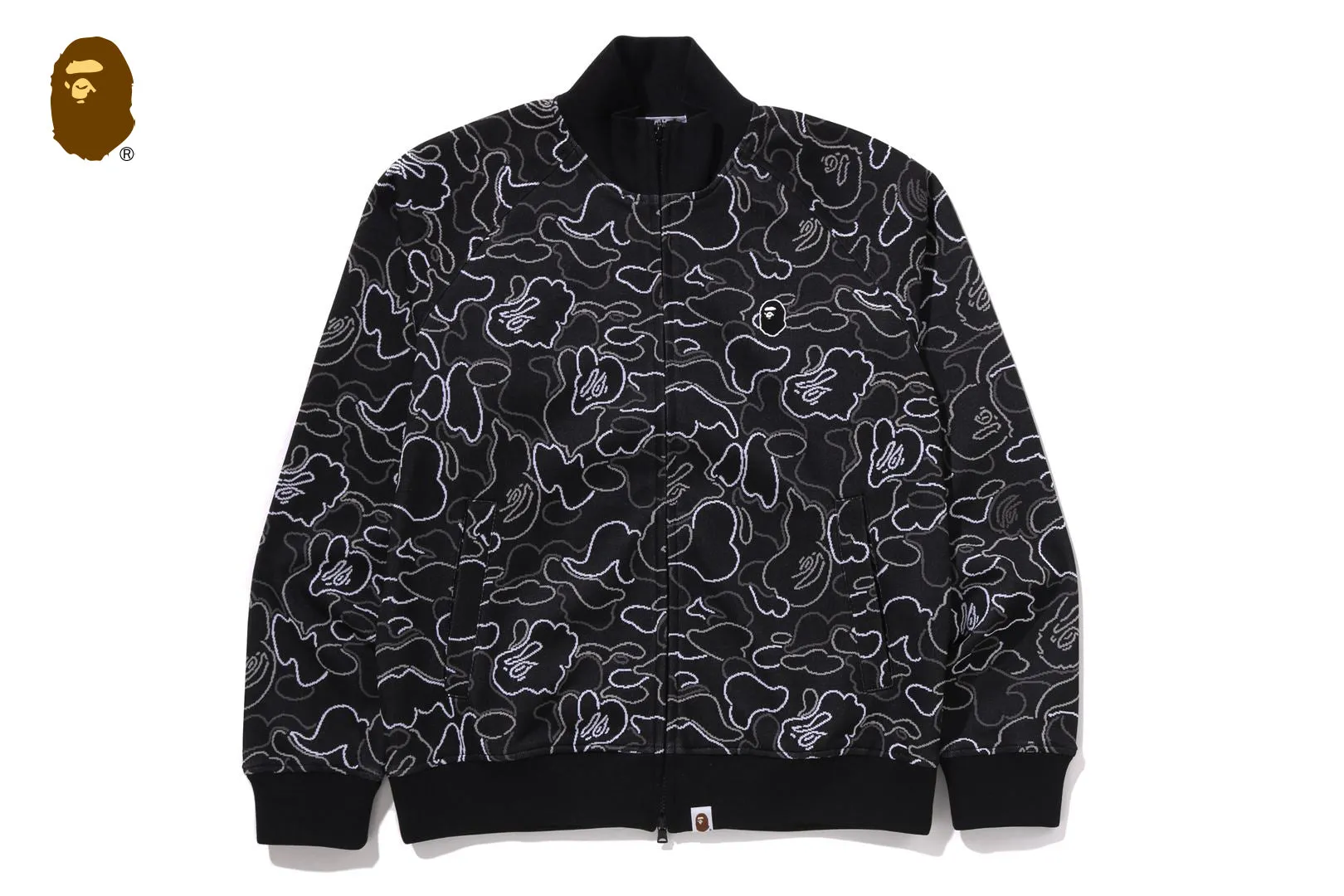 NEON CAMO JACQUARD TRACK JACKET sold by Bape product image thumbnail 4