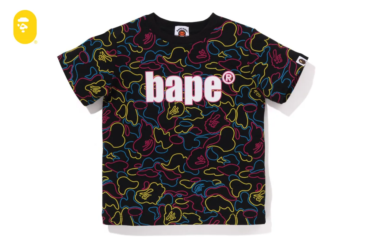 NEON CAMO BAPE TEE sold by Bape