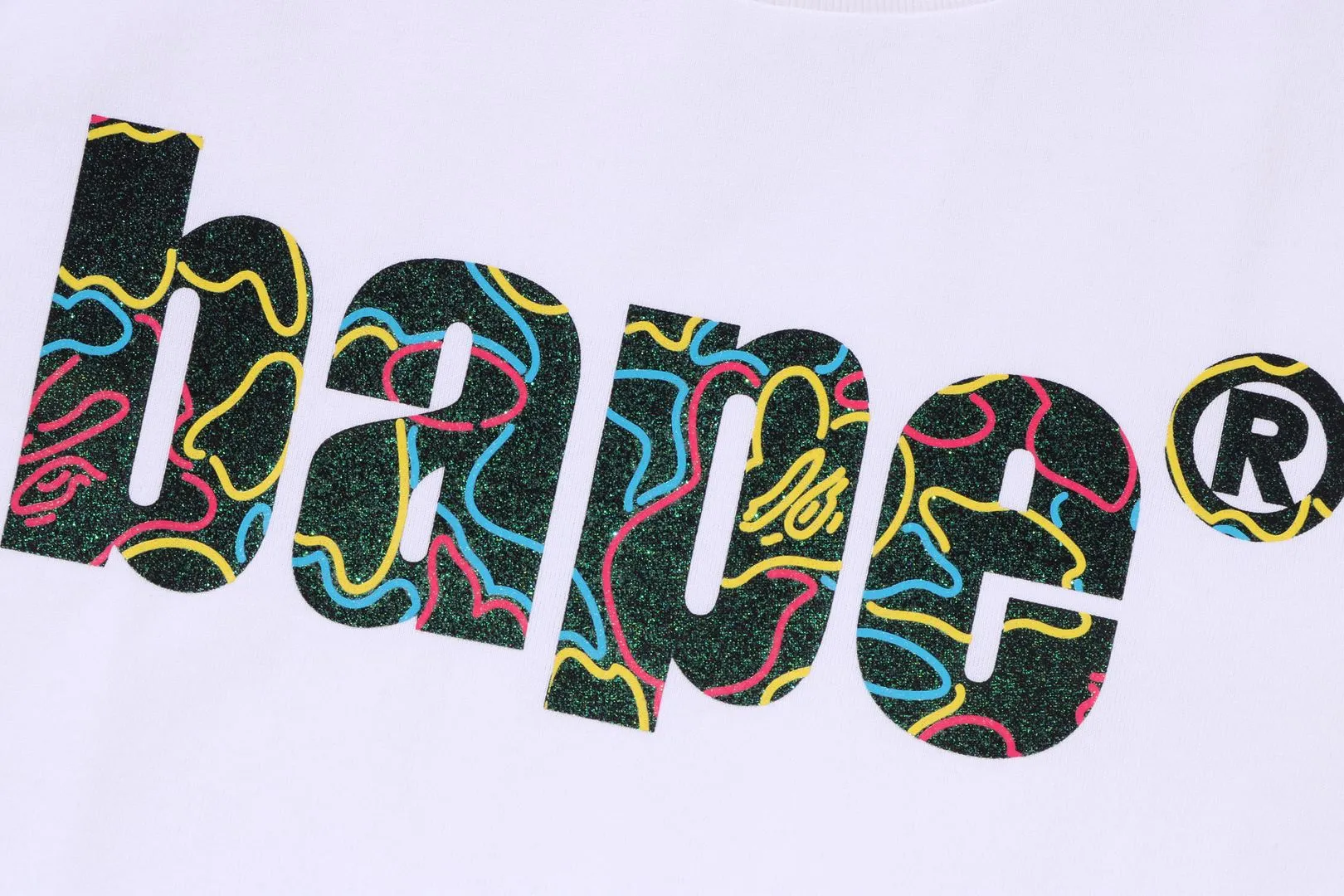 NEON CAMO BAPE LOGO TEE sold by Bape product image thumbnail 3