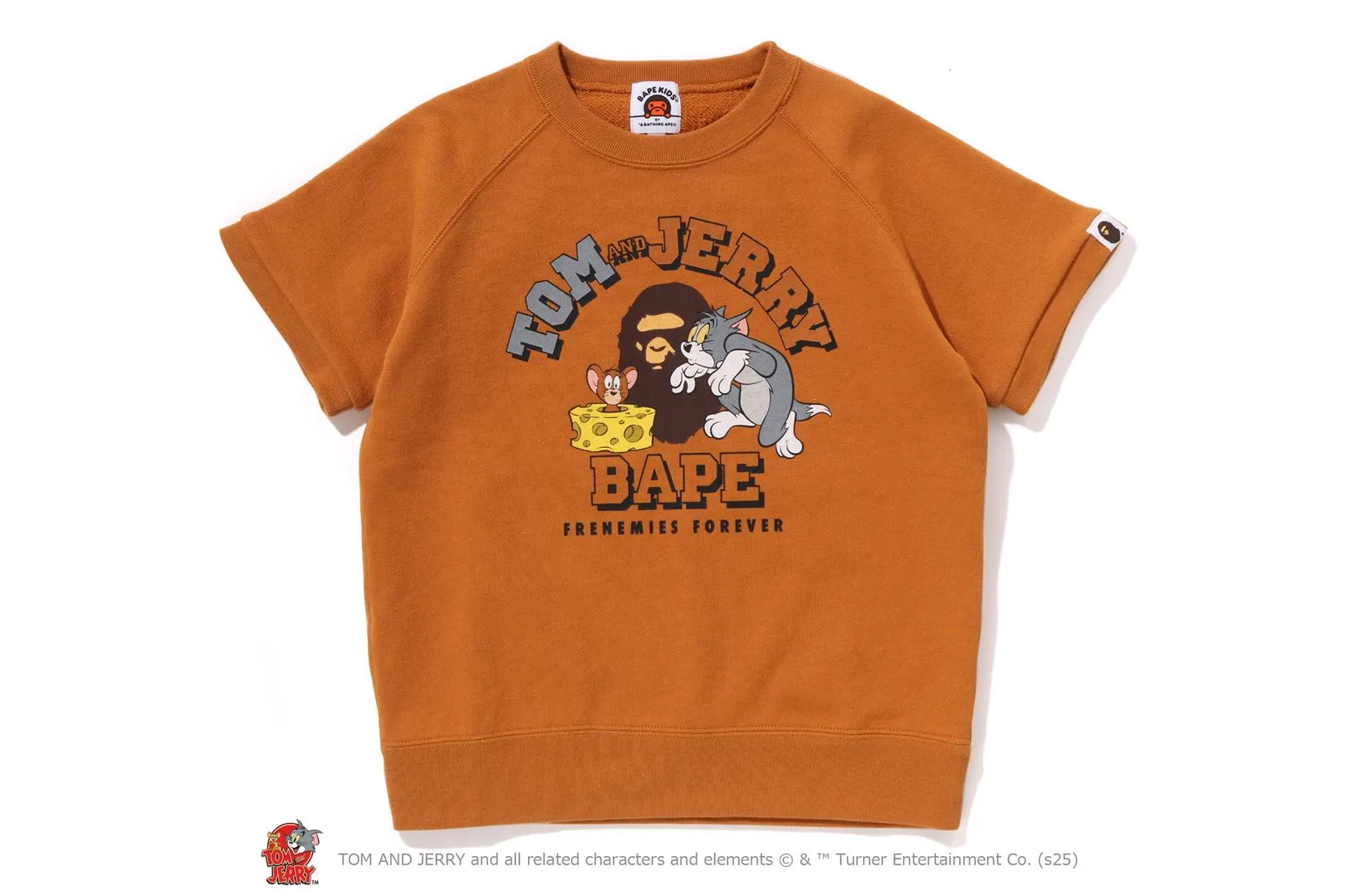 【 BAPE X TOM AND JERRY 85TH 】RELAXED FIT SWEAT TEE sold by Bape