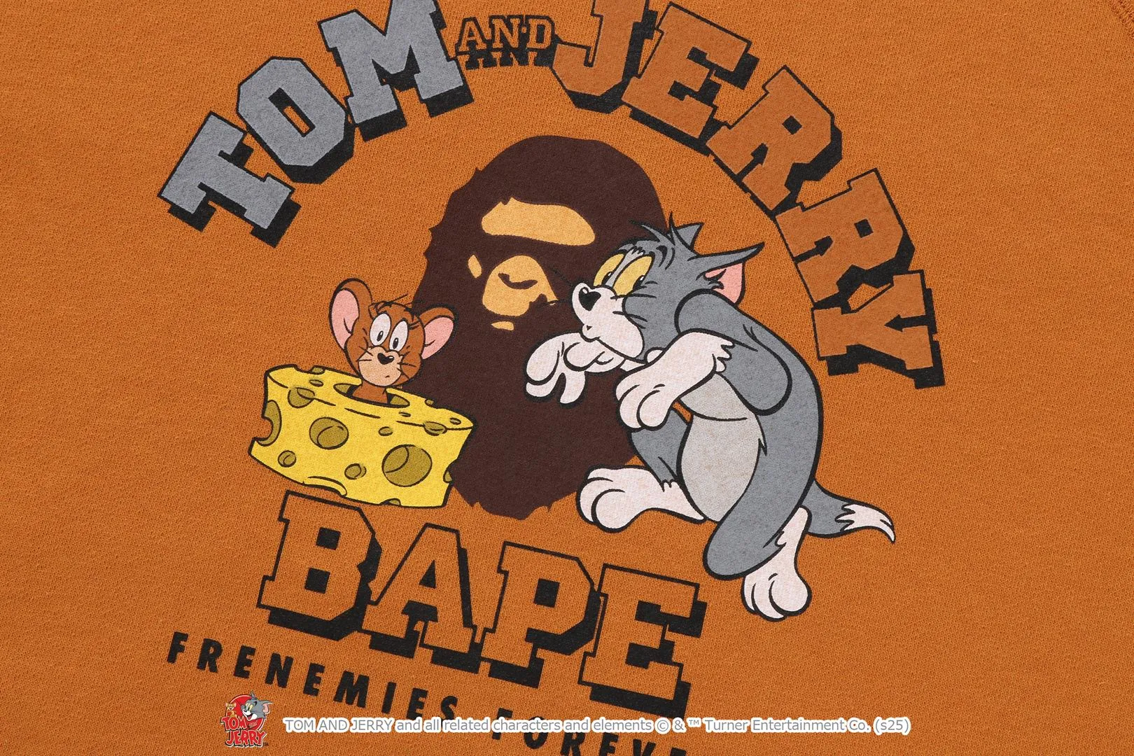 【 BAPE X TOM AND JERRY 85TH 】RELAXED FIT SWEAT TEE sold by Bape product image thumbnail 3
