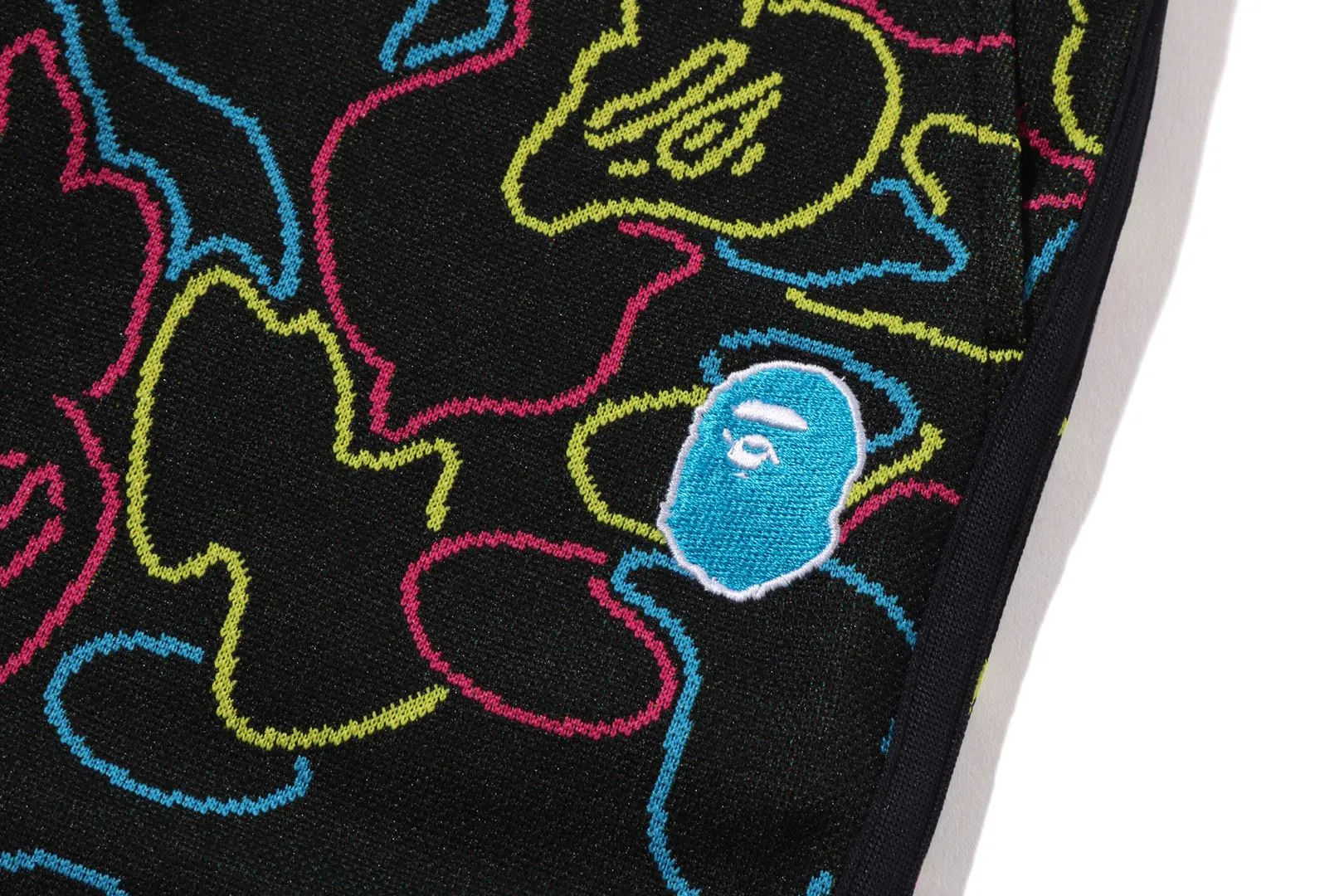 NEON CAMO JACQUARD TRACK PANTS sold by Bape product image thumbnail 3