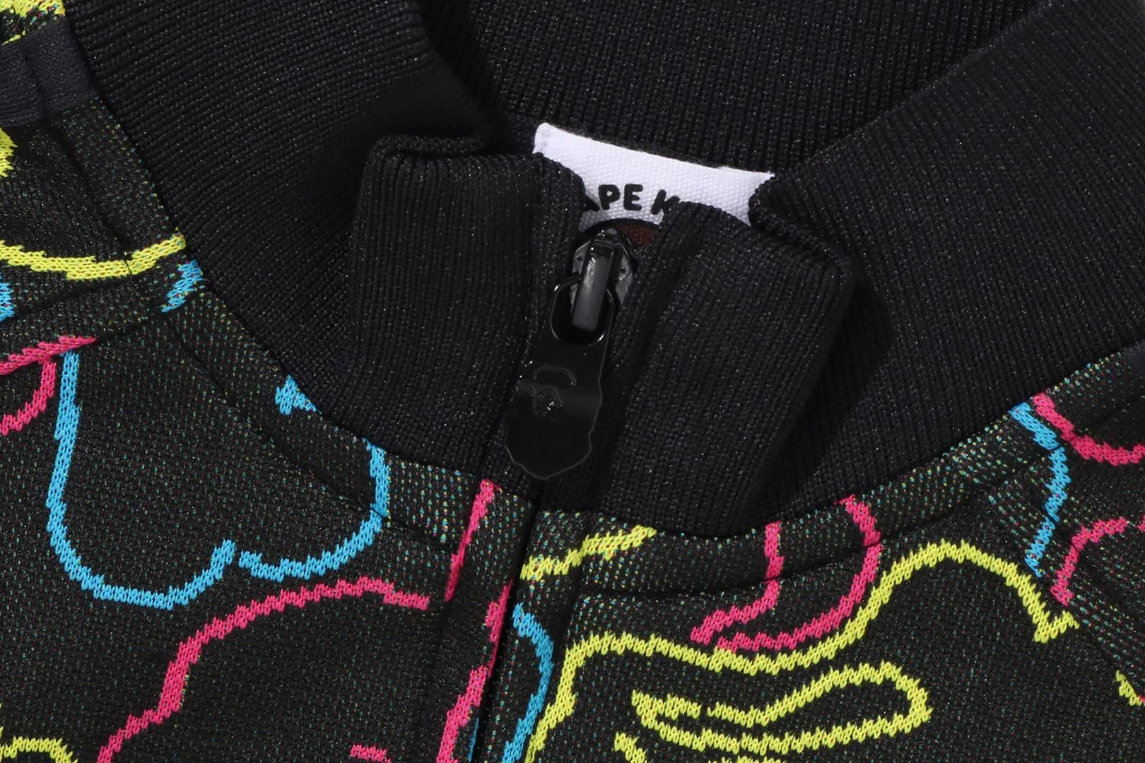 NEON CAMO JACQUARD TRACK JACKET sold by Bape product image thumbnail 4