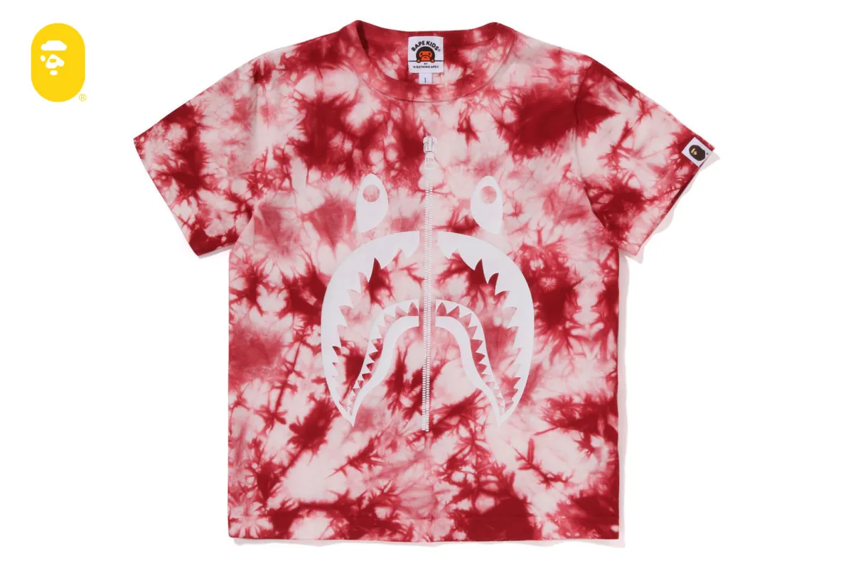 SHARK TIE DYE TEE made by Bape
