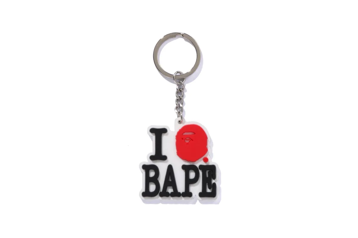 I LOVE BAPE KEYCHAIN sold by Bape