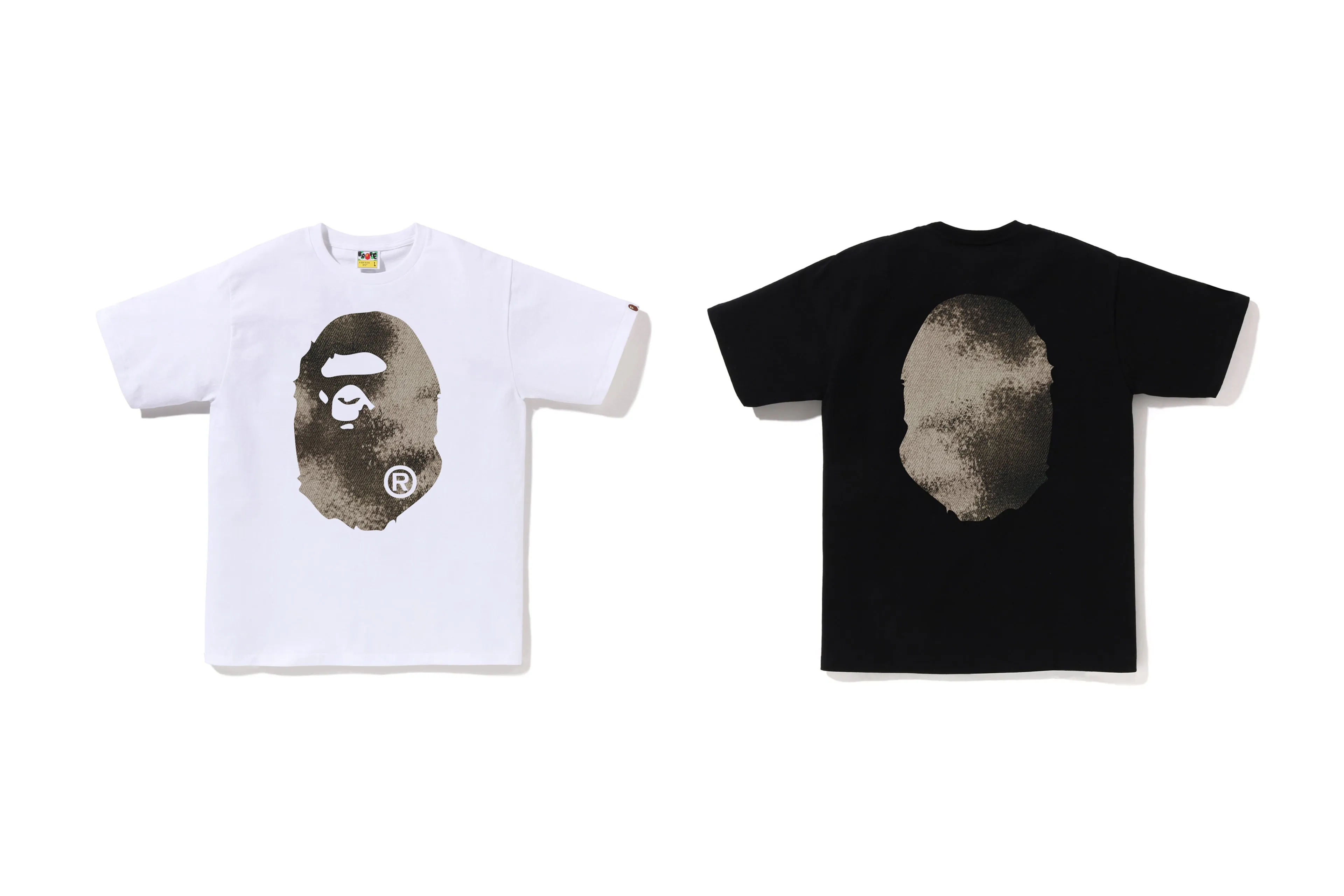 HIGH TONE BLEACH BIG APE HEAD TEE sold by Bape product image thumbnail 5
