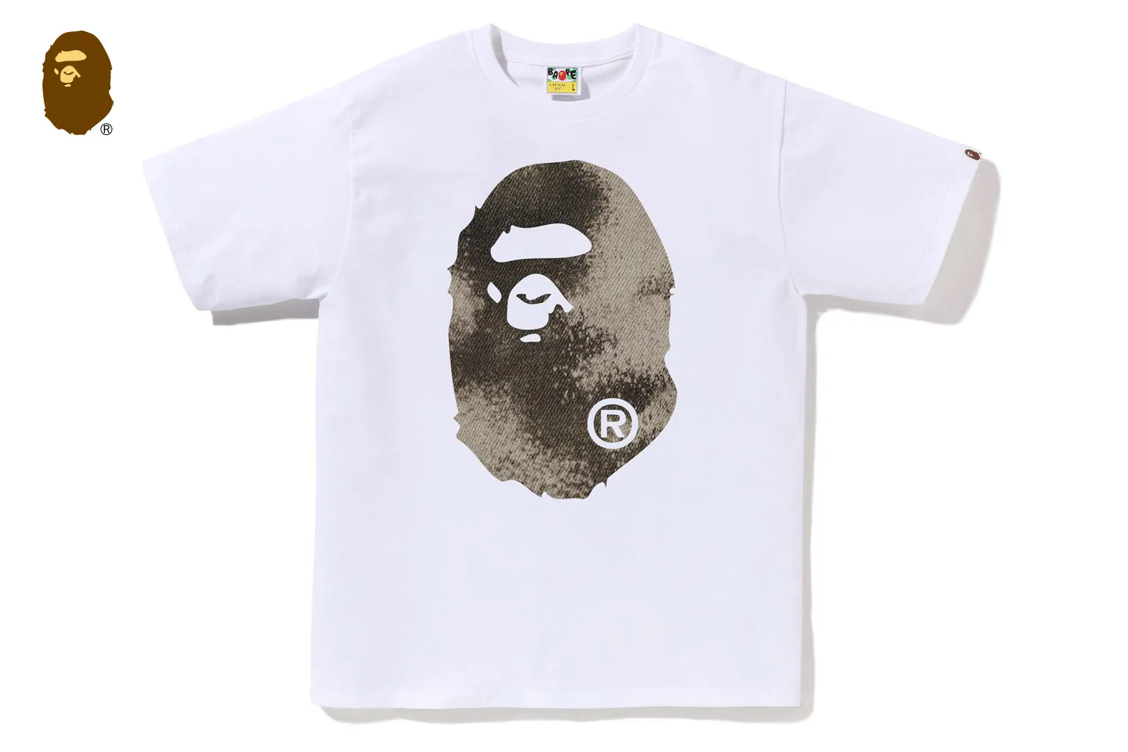 HIGH TONE BLEACH BIG APE HEAD TEE sold by Bape