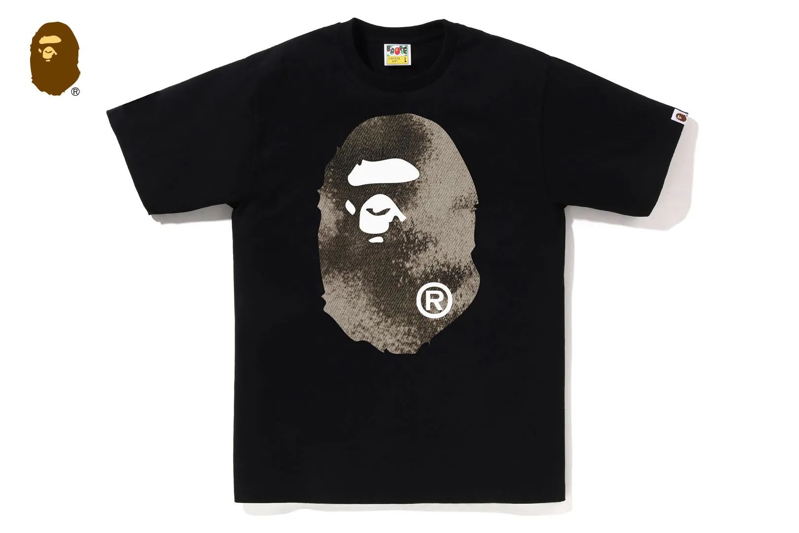 HIGH TONE BLEACH BIG APE HEAD TEE sold by Bape product image thumbnail 3