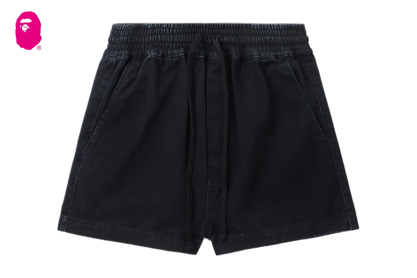 BAPY DRAWSTRING DENIM SHORTS sold by Bape