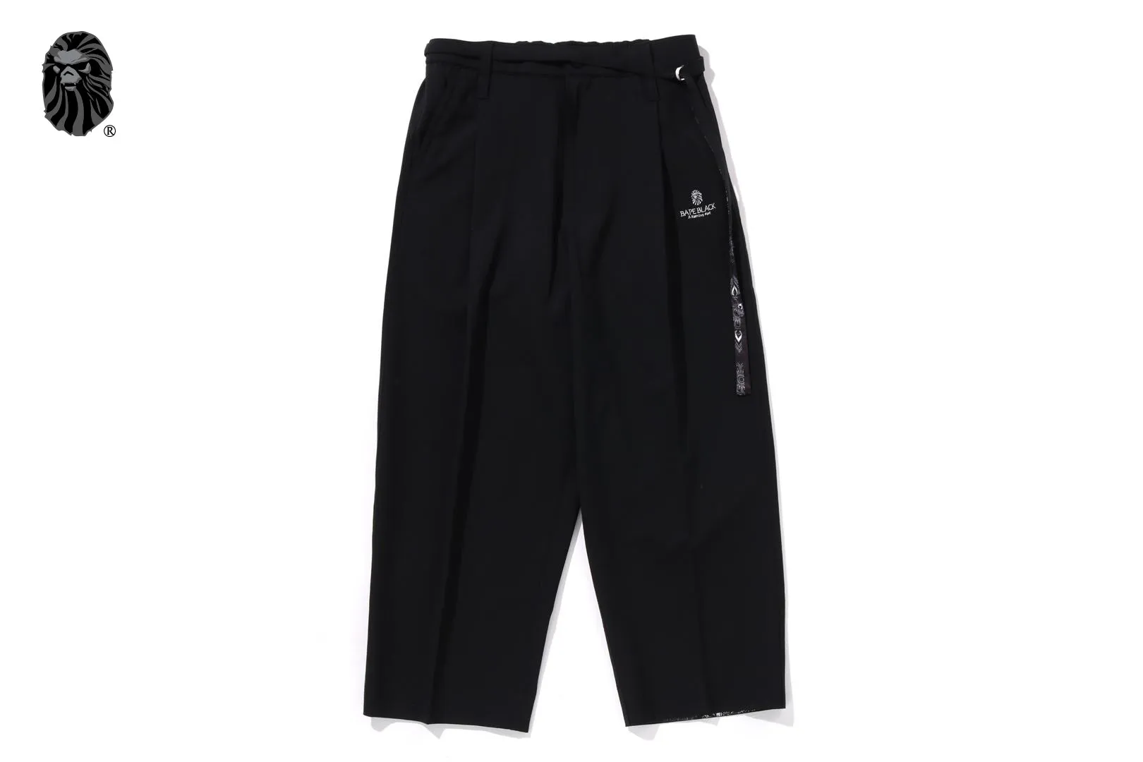 BAPE BLACK PAISLEY DRESS PANTS sold by Bape