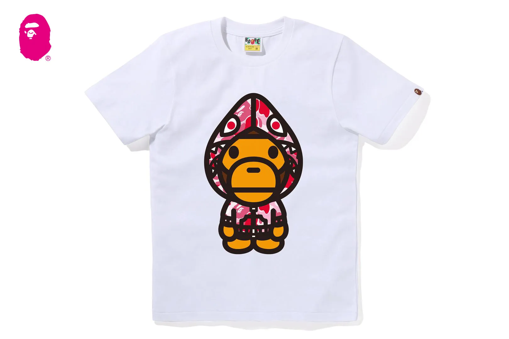 ABC CAMO SHARK HOODIE MILO TEE sold by Bape product image thumbnail 3