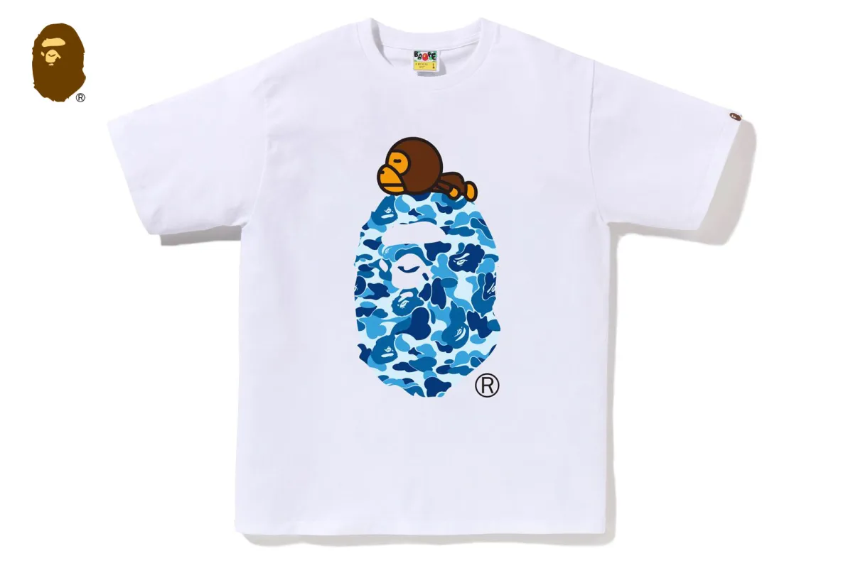 ABC CAMO MILO ON BIG APE TEE sold by Bape