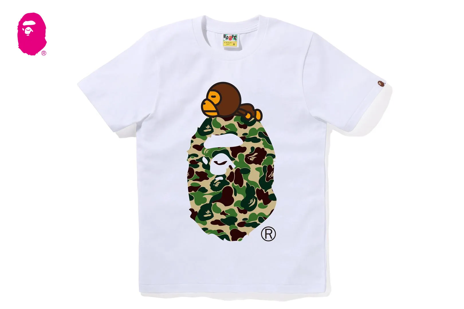 ABC CAMO MILO ON BIG APE TEE sold by Bape product image thumbnail 5