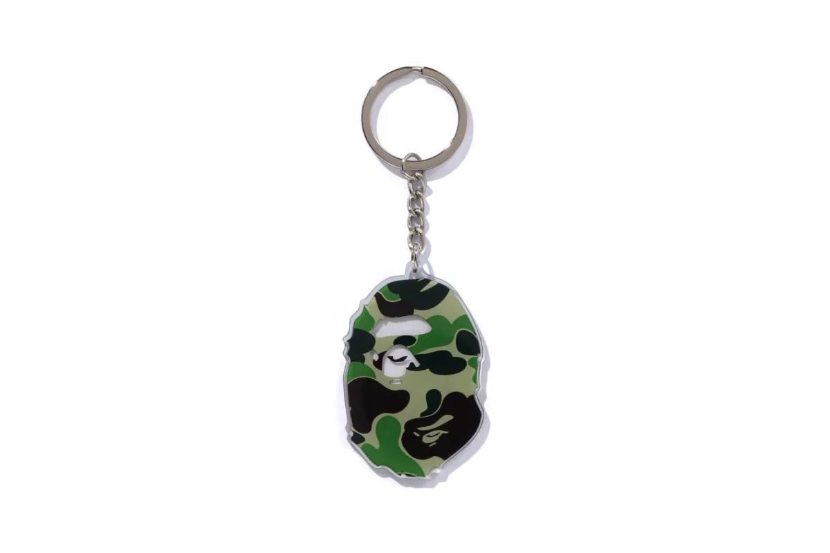ABC CAMO APE HEAD ACRYLIC KEYCHAIN sold by Bape