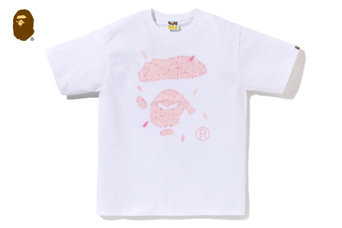 SAKURA APE FACE TEE sold by Bape