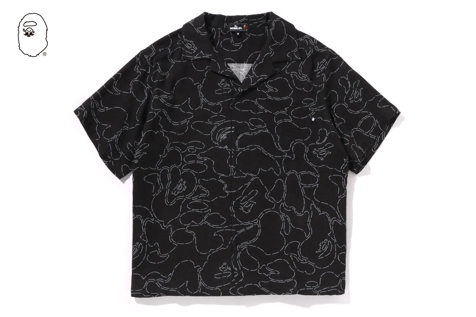 PRINTED CASUAL SS SHIRT sold by Bape