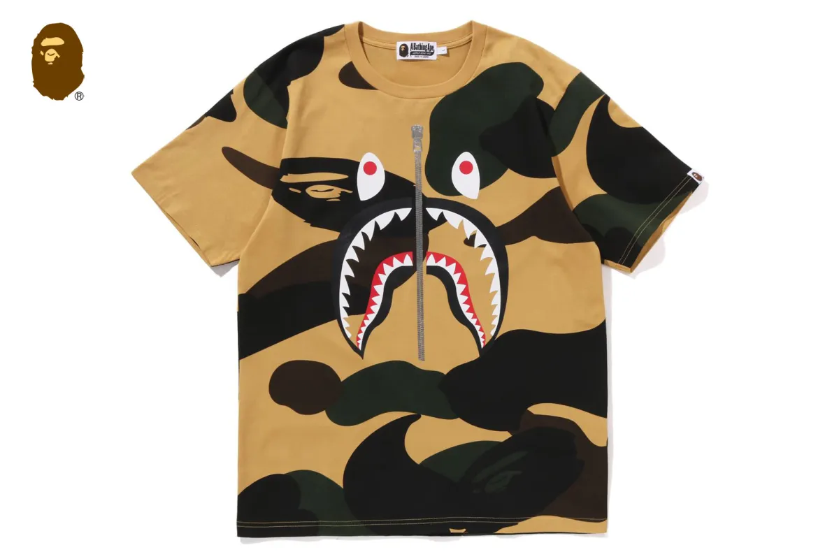 GIANT 1ST CAMO SHARK TEE sold by Bape