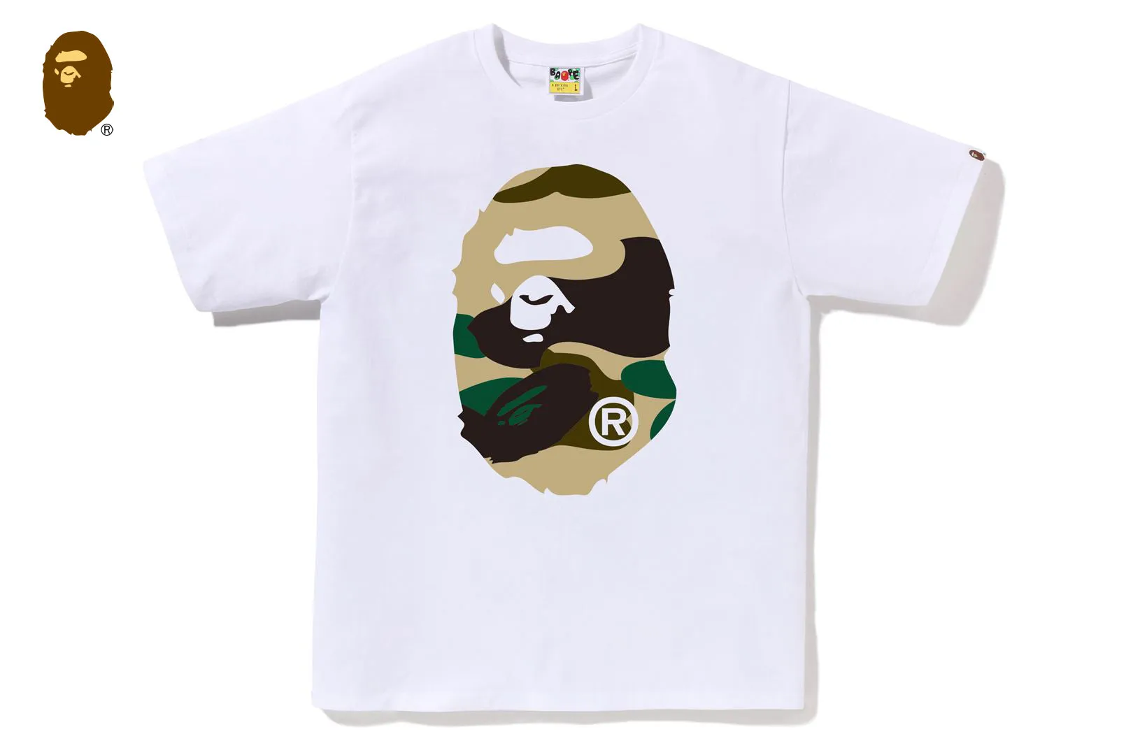 GIANT 1ST CAMO BIG APE HEAD TEE sold by Bape