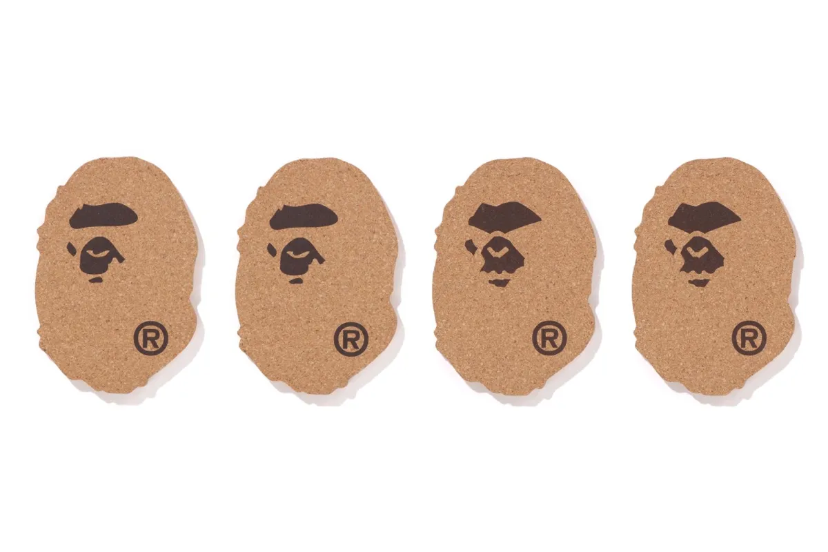 APE HEAD CORK COASTER sold by Bape