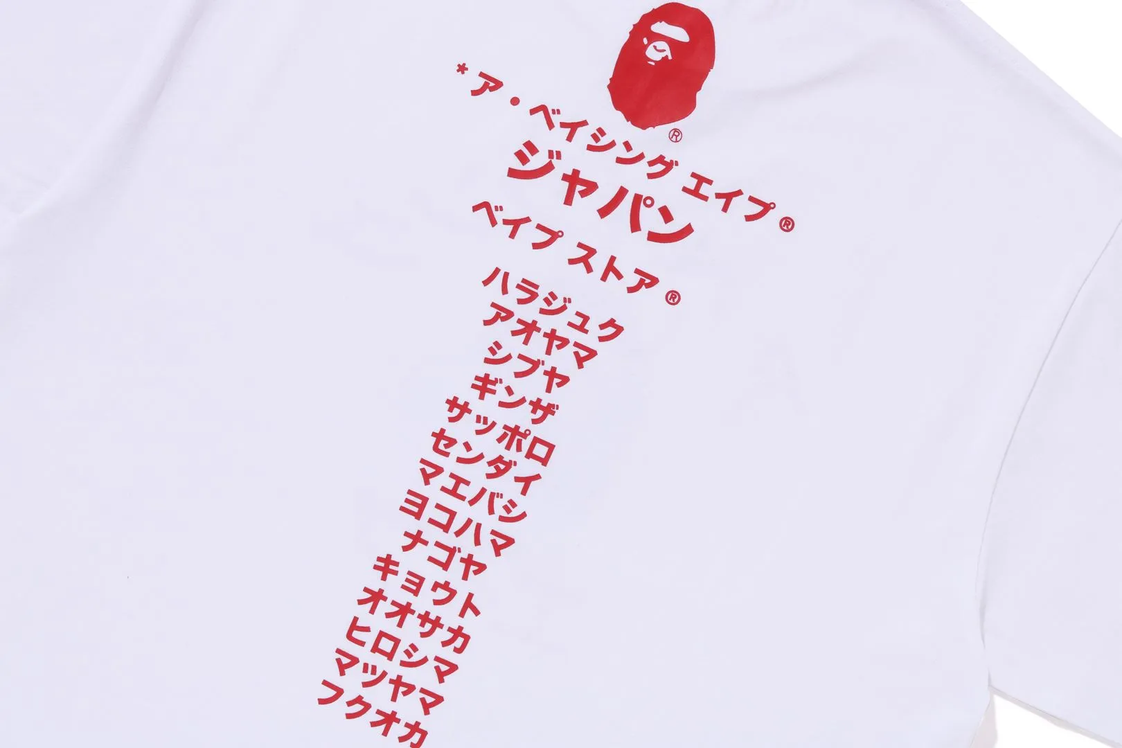 JAPAN KATAKANA COLLEGE CITY TEE sold by Bape product image thumbnail 4