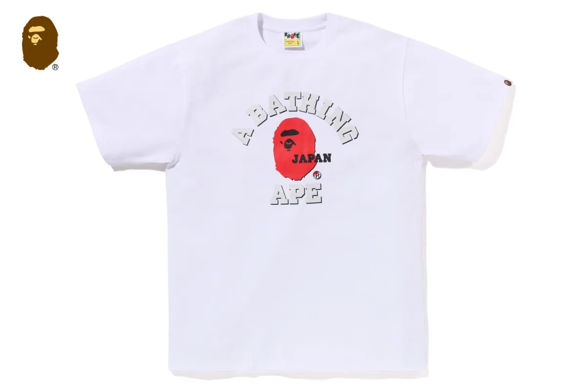JAPAN COLLEGE TEE sold by Bape
