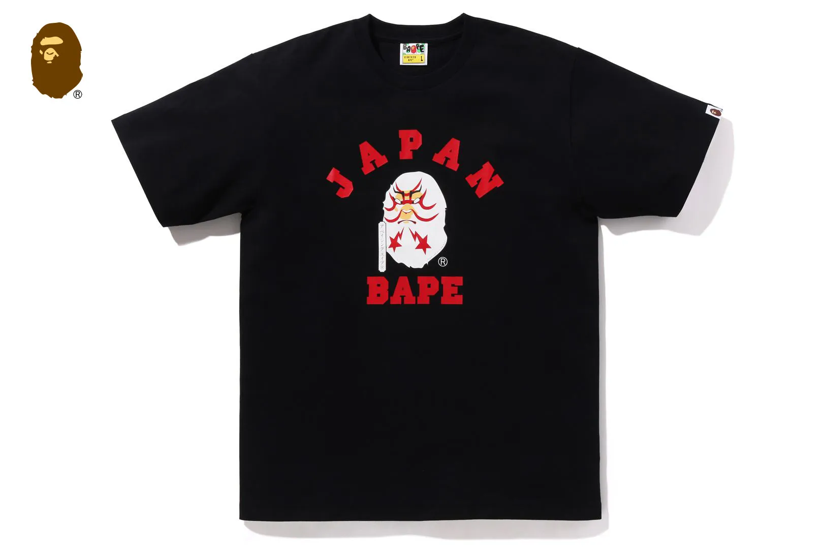JAPAN COLLEGE KABUKI TEE sold by Bape product image thumbnail 4