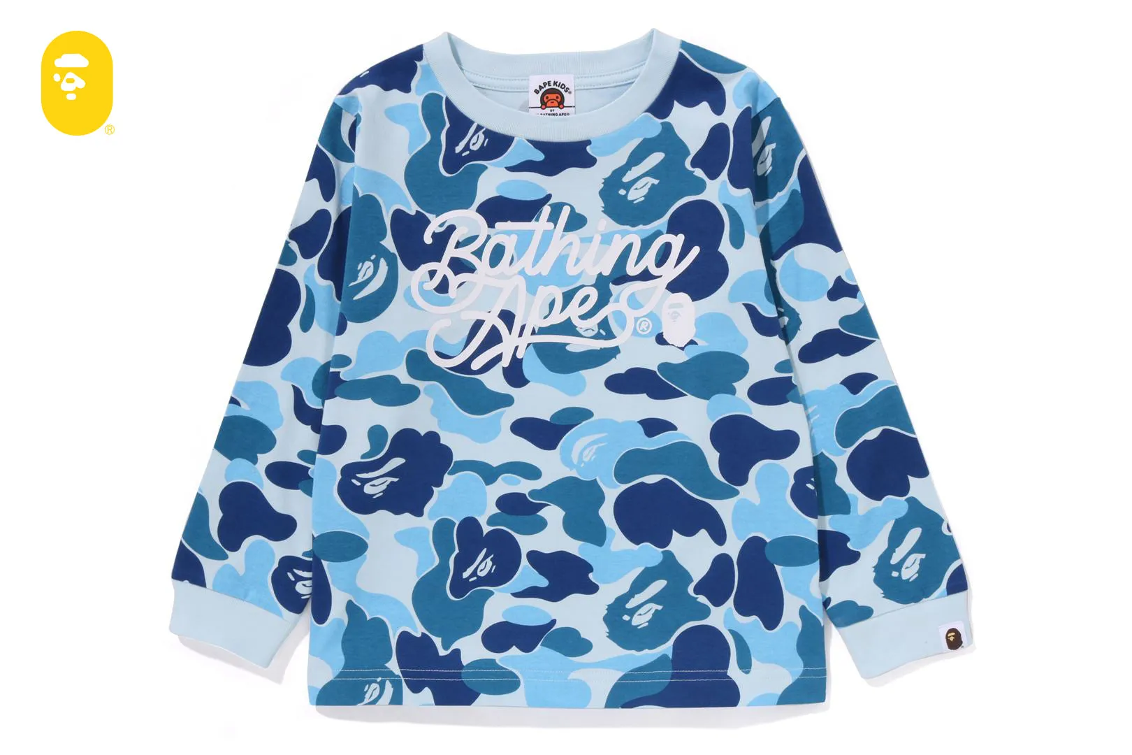 ABC CAMO LS TEE sold by Bape